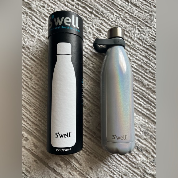S'well Iridescent Silver Water Bottle - Picture 1 of 5